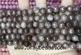 CCN5691 15 inches 8mm faceted round candy jade beads