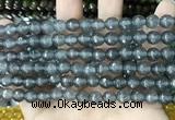 CCN5700 15 inches 8mm faceted round candy jade beads