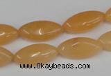 CCN571 15.5 inches 10*20mm marquise candy jade beads wholesale