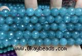 CCN5782 15 inches 10mm faceted round candy jade beads