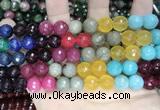 CCN5819 15 inches 10mm faceted round candy jade beads