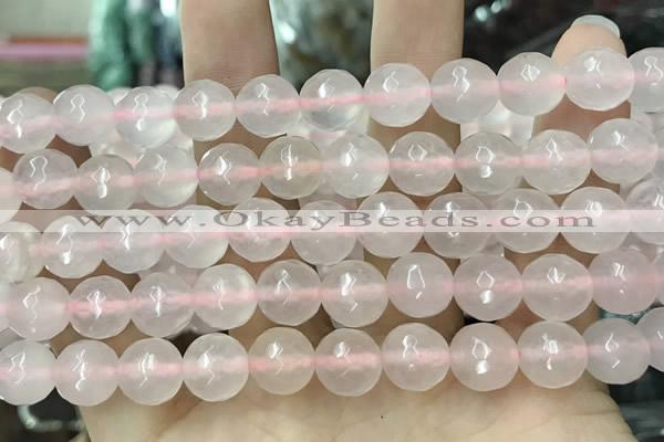 CCN5821 15 inches 10mm faceted round candy jade beads