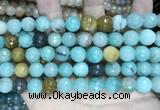 CCN5831 15 inches 10mm faceted round candy jade beads