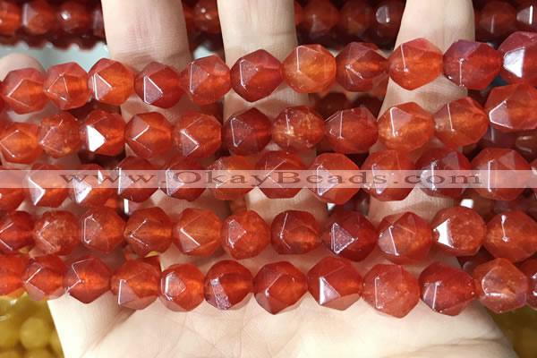 CCN5844 15 inches 8mm faceted nuggets candy jade beads Wholesale