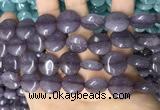 CCN5871 15 inches 15mm flat round candy jade beads Wholesale