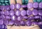 CCN5876 15 inches 15mm flat round candy jade beads Wholesale