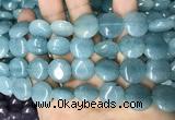 CCN5888 15 inches 15mm flat round candy jade beads Wholesale