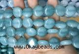 CCN5889 15 inches 15mm flat round candy jade beads Wholesale