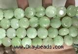 CCN5902 15 inches 15mm flat round candy jade beads Wholesale