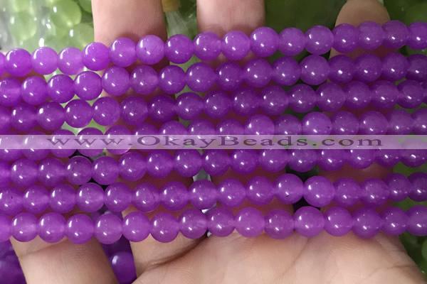 CCN6064 15.5 inches 6mm round candy jade beads Wholesale