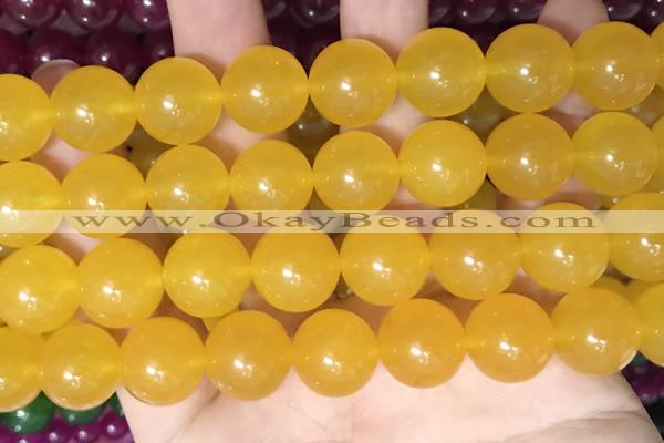 CCN6185 15.5 inches 14mm round candy jade beads Wholesale