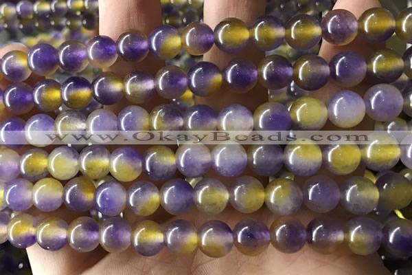 CCN6198 15.5 inches 8mm round candy jade beads Wholesale