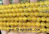 CCN6309 15.5 inches 8mm faceted round candy jade beads Wholesale