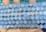 CCN6312 15.5 inches 8mm faceted round candy jade beads Wholesale