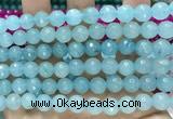 CCN6324 15.5 inches 8mm faceted round candy jade beads Wholesale