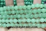 CCN6330 15.5 inches 8mm faceted round candy jade beads Wholesale