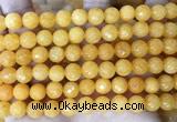 CCN6344 6mm, 8mm, 10mm, 12mm & 14mm faceted round candy jade beads