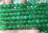 CCN6350 6mm, 8mm, 10mm, 12mm & 14mm faceted round candy jade beads