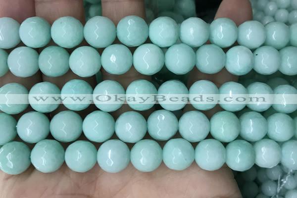 CCN6353 6mm, 8mm, 10mm, 12mm & 14mm faceted round candy jade beads