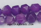 CCN664 15.5 inches 15*15mm faceted nuggets candy jade beads