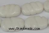 CCN680 15.5 inches 15*23mm carved oval candy jade beads wholesale