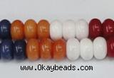 CCN721 15.5 inches 6*10mm rondelle candy jade beads wholesale