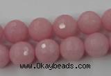 CCN752 15.5 inches 4mm faceted round candy jade beads wholesale