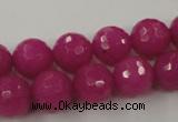 CCN754 15.5 inches 4mm faceted round candy jade beads wholesale