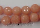 CCN758 15.5 inches 4mm faceted round candy jade beads wholesale