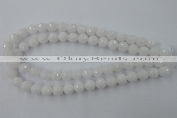 CCN768 15.5 inches 6mm faceted round candy jade beads wholesale