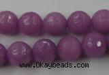 CCN778 15.5 inches 6mm faceted round candy jade beads wholesale