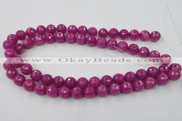 CCN789 15.5 inches 8mm faceted round candy jade beads wholesale