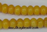 CCN91 15.5 inches 8*12mm rondelle candy jade beads wholesale