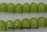 CCN912 15.5 inches 9*12mm faceted rondelle candy jade beads