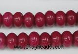 CCN93 15.5 inches 8*12mm rondelle candy jade beads wholesale