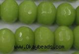 CCN953 15.5 inches 14*18mm faceted rondelle candy jade beads