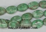 CCO117 15.5 inches 10*14mm oval dyed natural chrysotine beads