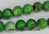 CCO125 15.5 inches 12mm round dyed natural chrysotine beads