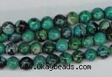 CCO141 15.5 inches 6mm round dyed natural chrysotine beads