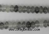 CCQ326 15.5 inches 5*8mm rondelle cloudy quartz beads wholesale