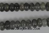 CCQ327 15.5 inches 6*10mm rondelle cloudy quartz beads wholesale