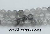 CCQ50 15.5 inches 6mm round cloudy quartz beads wholesale