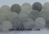 CCQ562 15.5 inches 8mm round matte cloudy quartz beads wholesale