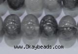 CCQ72 15.5 inches 13*18mm rondelle cloudy quartz beads wholesale