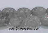 CCQ82 15.5 inches 13*18mm rice cloudy quartz beads wholesale