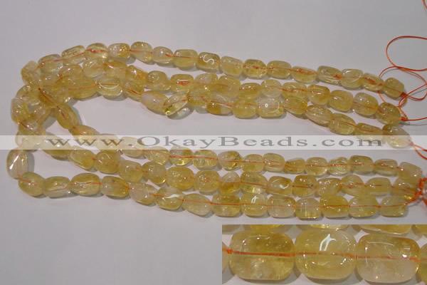 CCR218 15.5 inches 9*13mm nuggets natural citrine gemstone beads