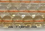 CCR345 15.5 inches 6mm round natural citrine beads wholesale