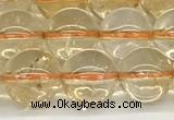 CCR347 15.5 inches 10mm round natural citrine beads wholesale