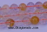 CCR361 15.5 inches 6mm round citrine beads wholesale