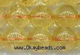 CCR382 15 inches 8mm round citrine beads wholesale